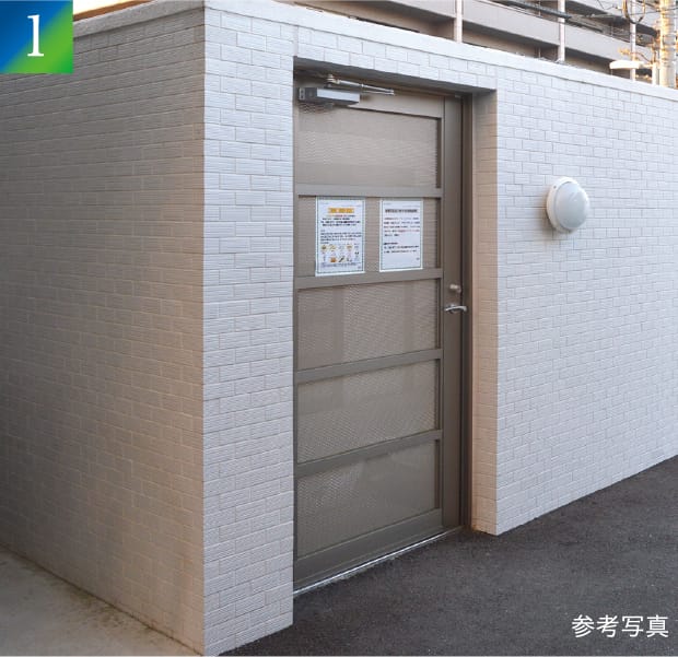 屋根付きゴミ置場